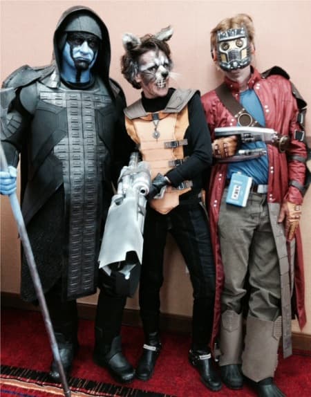 Ronan The Destroyer, Rocket Raccoon and Star Lord from Guardians of the Galaxy. Photo Courtesy of Mason Wagner and Jennifer Lang