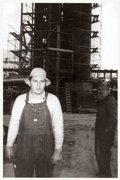 Allan. Steelworker in L.A circa 1942. Image: Houser family archive.