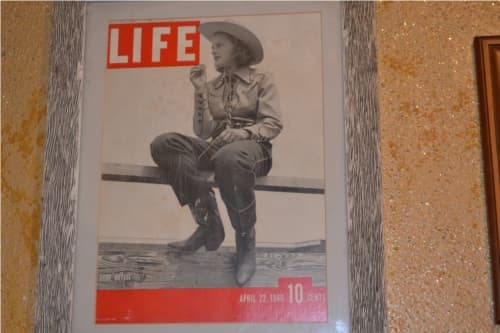 One of the Photos on Cowgirl's Wall of Fame
