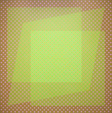 Tactile See-Through, 1974 Acrylic on canvas 36 x 36 in 91 x 91 cm David Richard Gallery