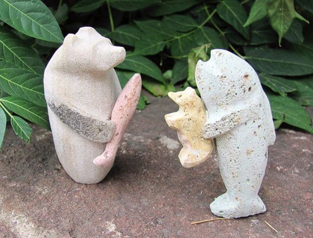 Bear with Fish and Fish with Bear - Salvador Romero
