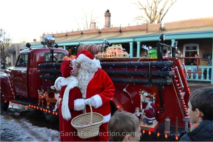 I saw Mrs Claus "Kissing Santa Claus."
