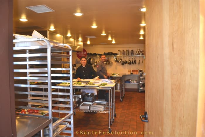The interior/back kitchen is also used for certain classes.