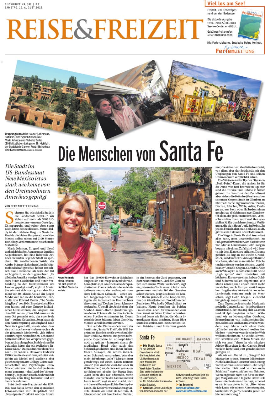 Santa Fe Selection Made News in Germany