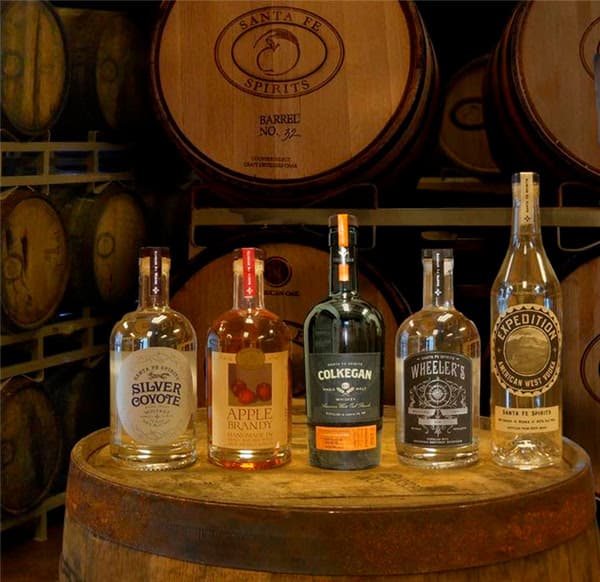 All four award-winners and the new Colkegan Single Malt Whiskey