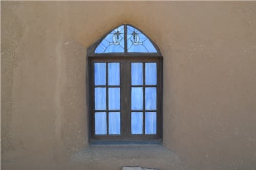 blue church window2