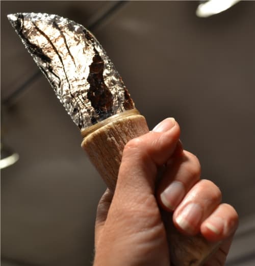 Bone and Onyx Knife