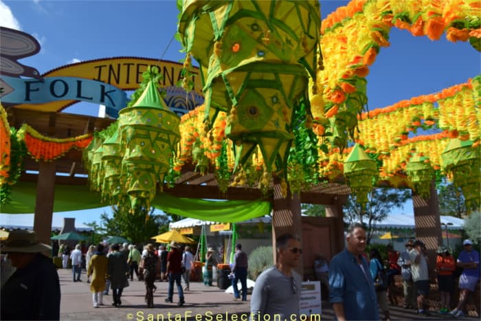 Santa Fe International Folk Art Market Entrance, 2015.
