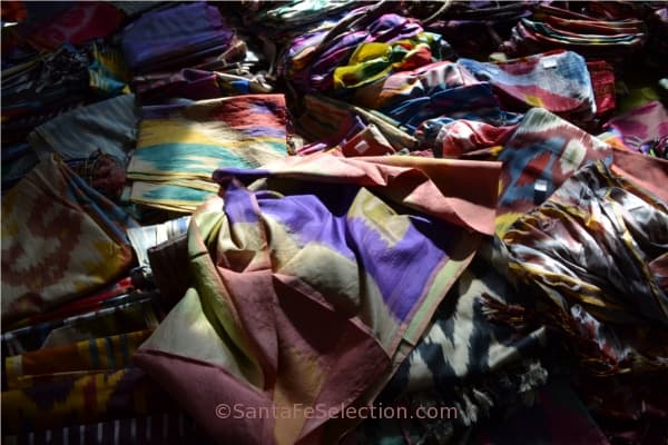 Silks in abundance- International Folk Art Market Santa Fe