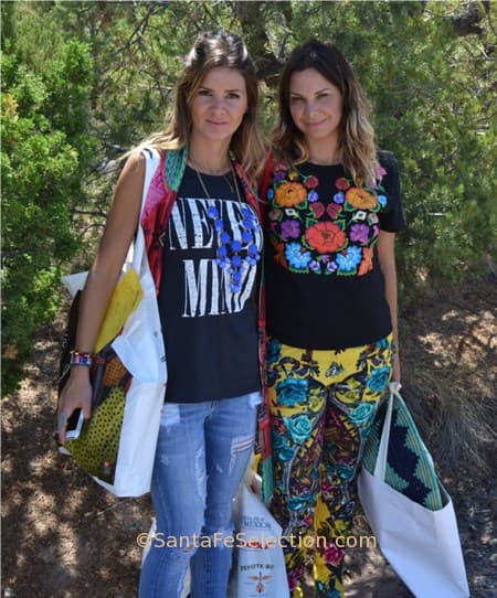 Brazilian visitors on a shopping spree at the International Folk Art Market Santa Fe