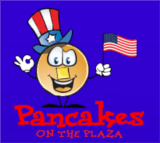 Pancakes on the Plaza logo